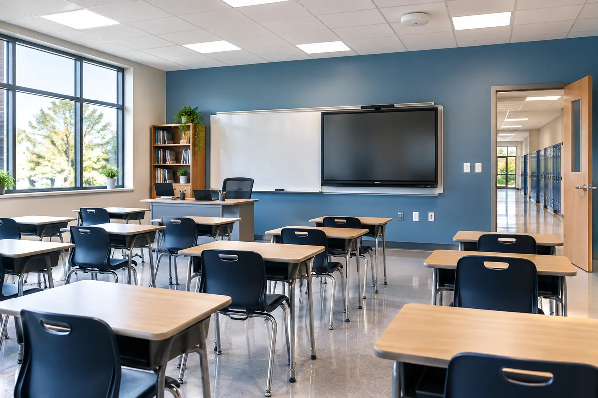 Illustrative school network environment