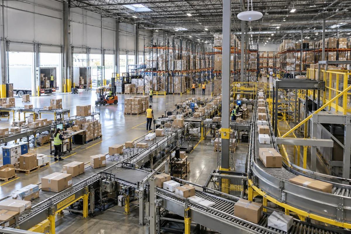 Illustrative warehouse wireless environment