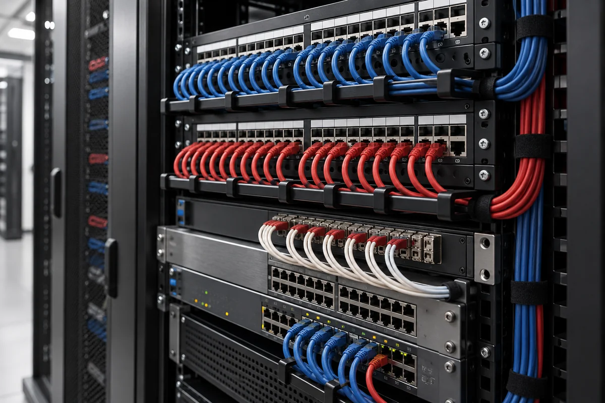 Illustration of supporting network infrastructure